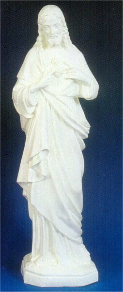 Sacred Heart of Jesus Statue for indoor use - Lightweight & Durable